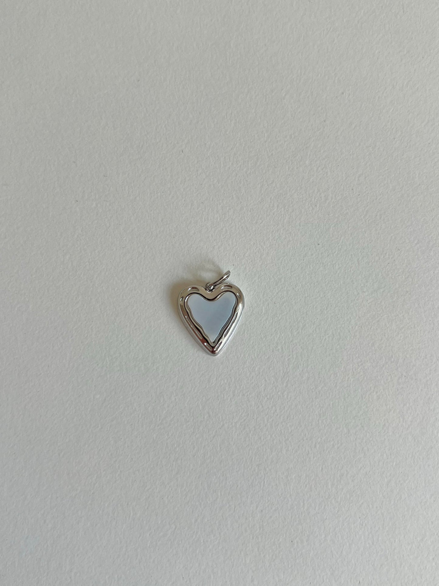 Ciondolo Cuore Perlato