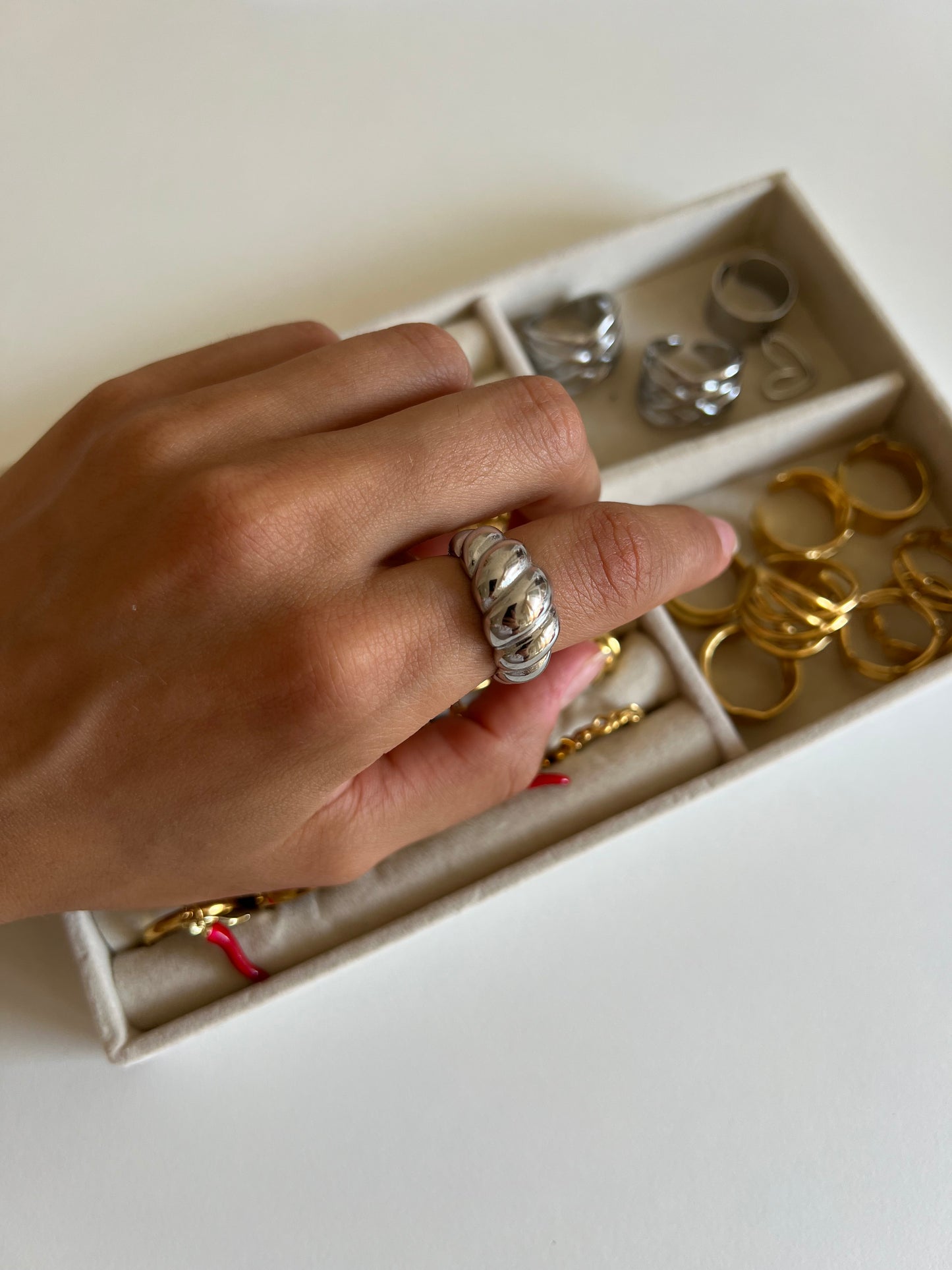 Anello Cornetto Bold