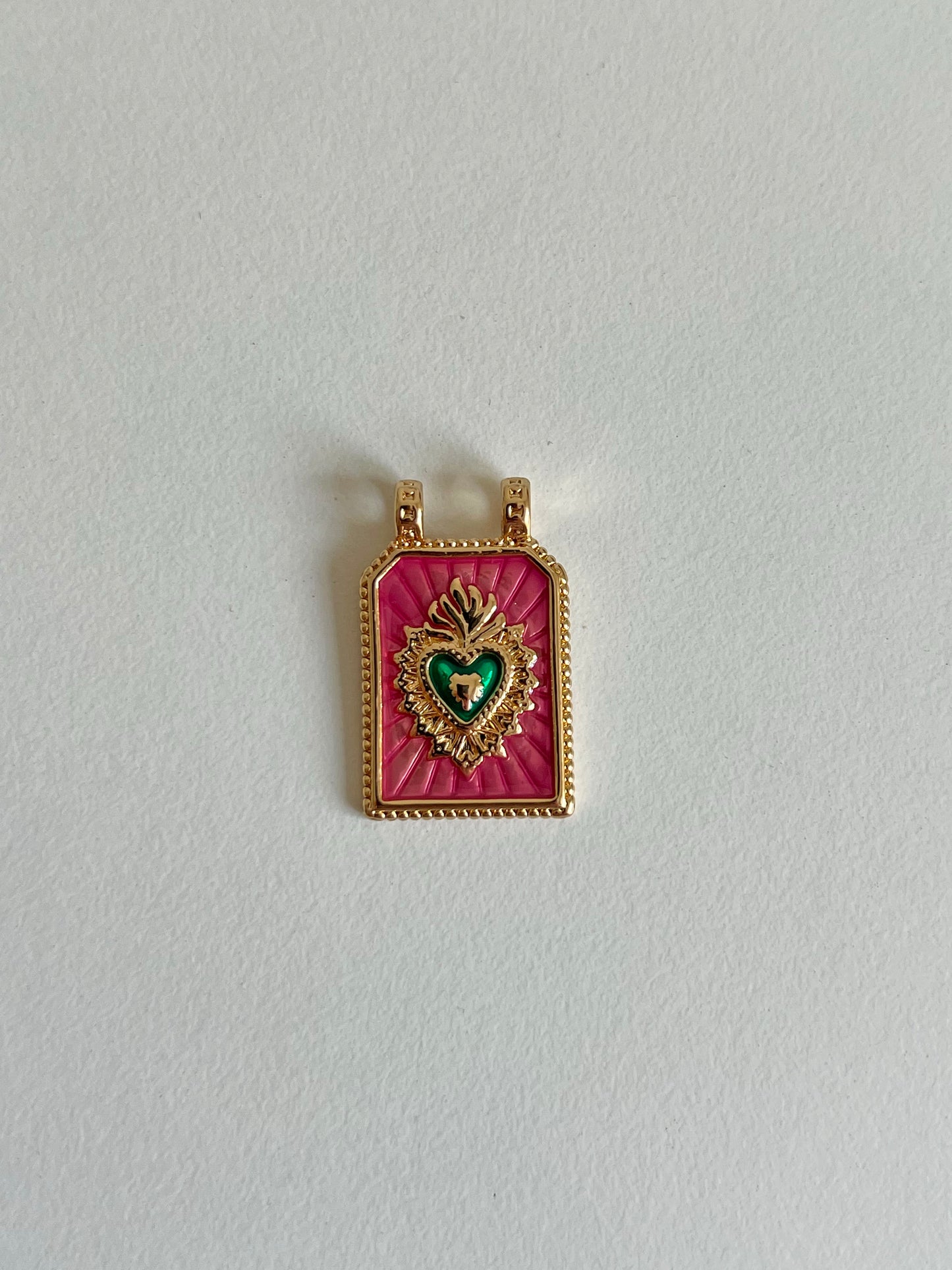 Ciondolo Medaglia Cuore Sacro