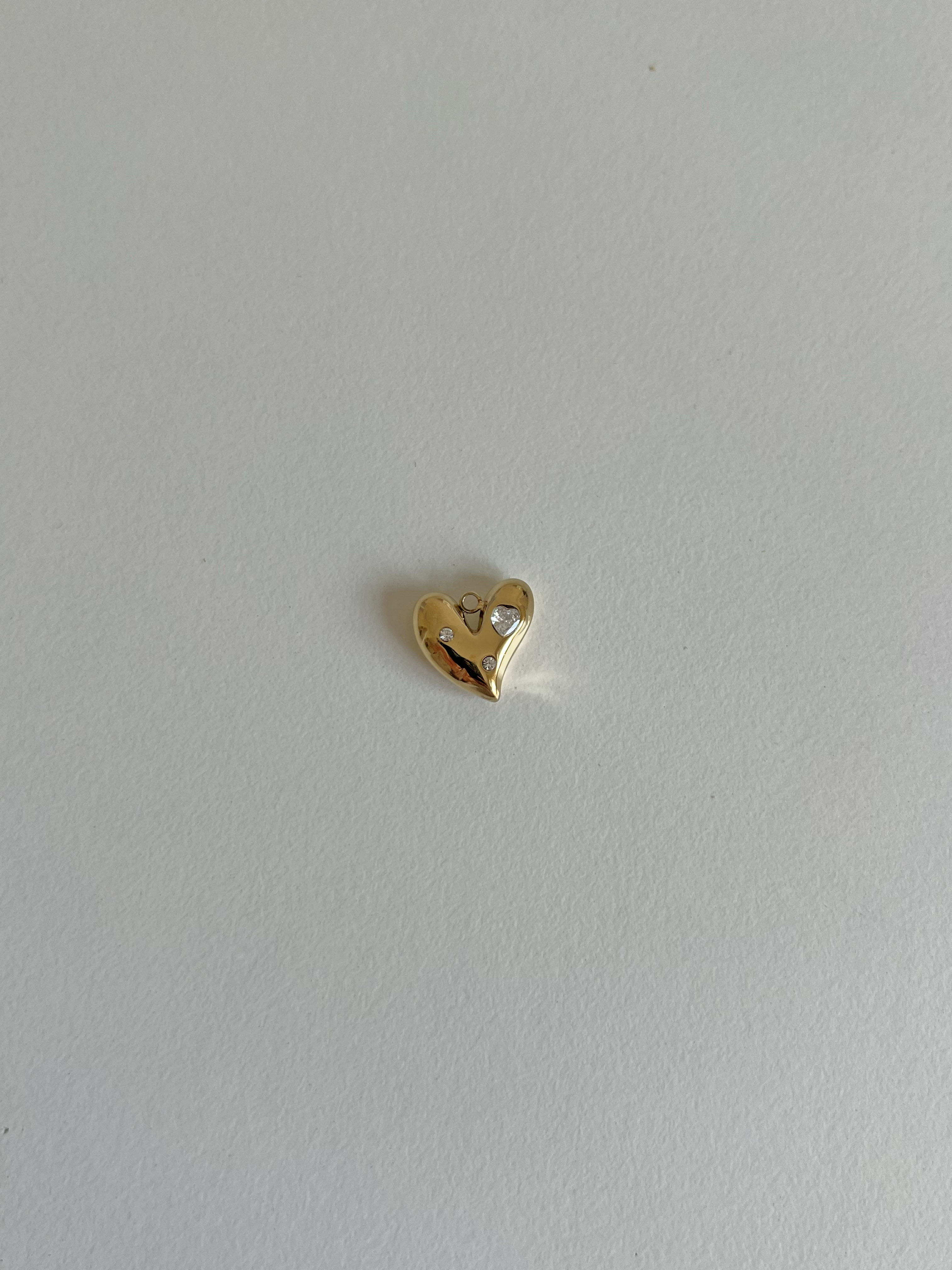 Ciondolo Cuore Strass