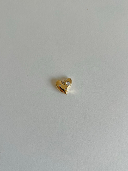 Ciondolo Cuore Strass