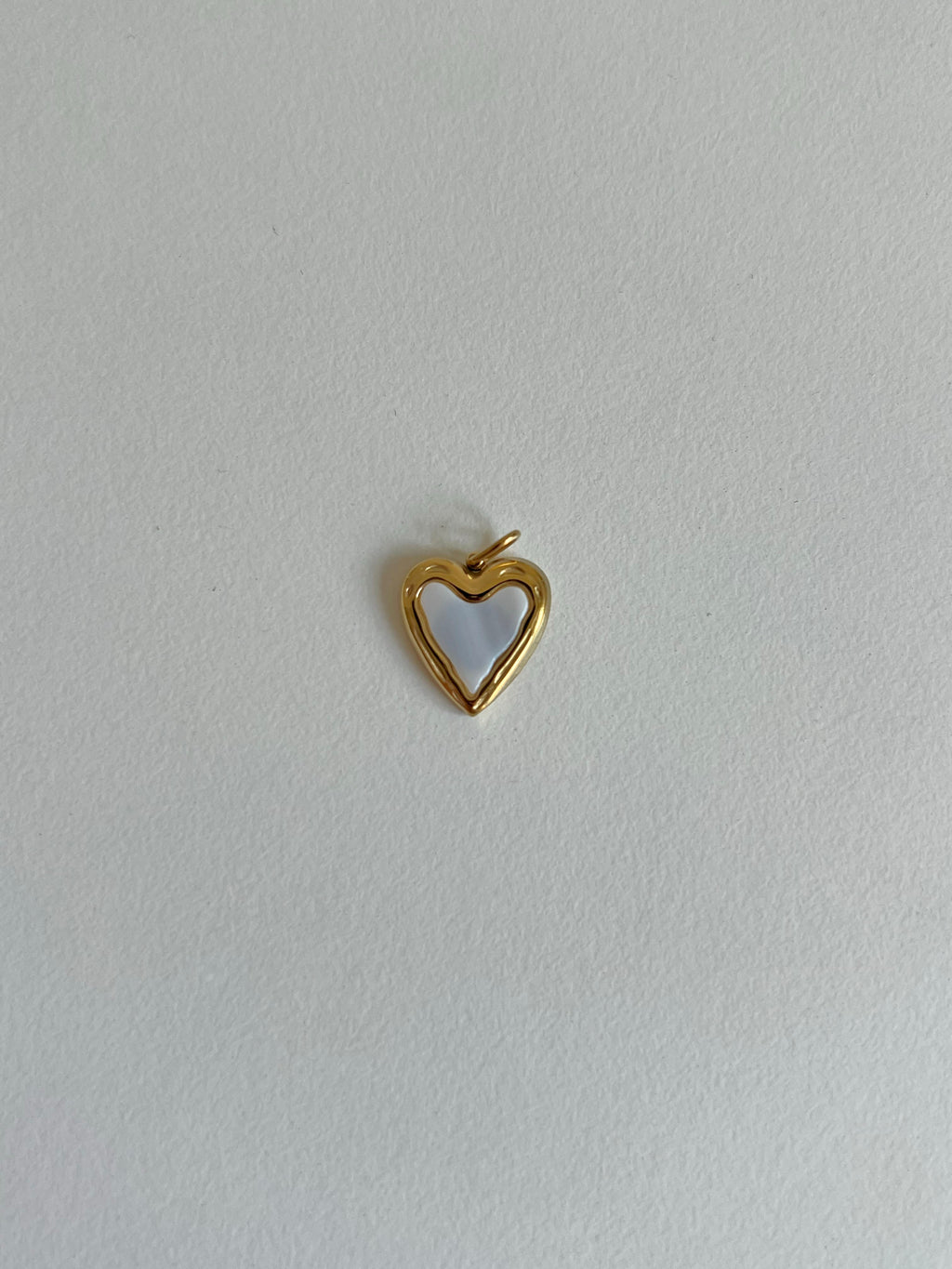 Ciondolo Cuore Perlato