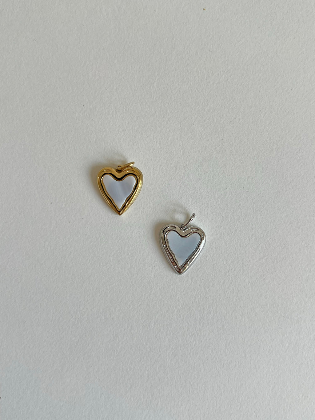 Ciondolo Cuore Perlato