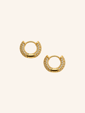 Orecchini Hoop Cristallo