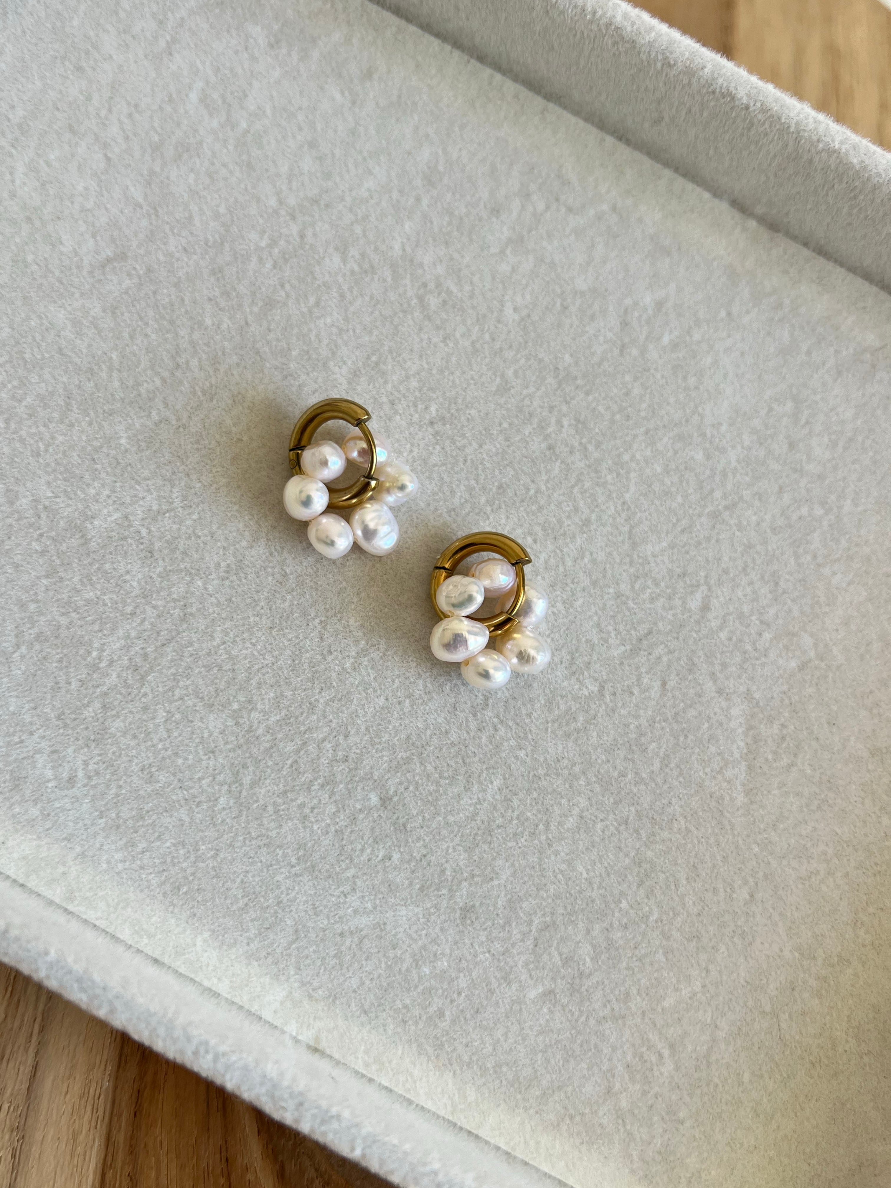 Orecchini Round Pearl