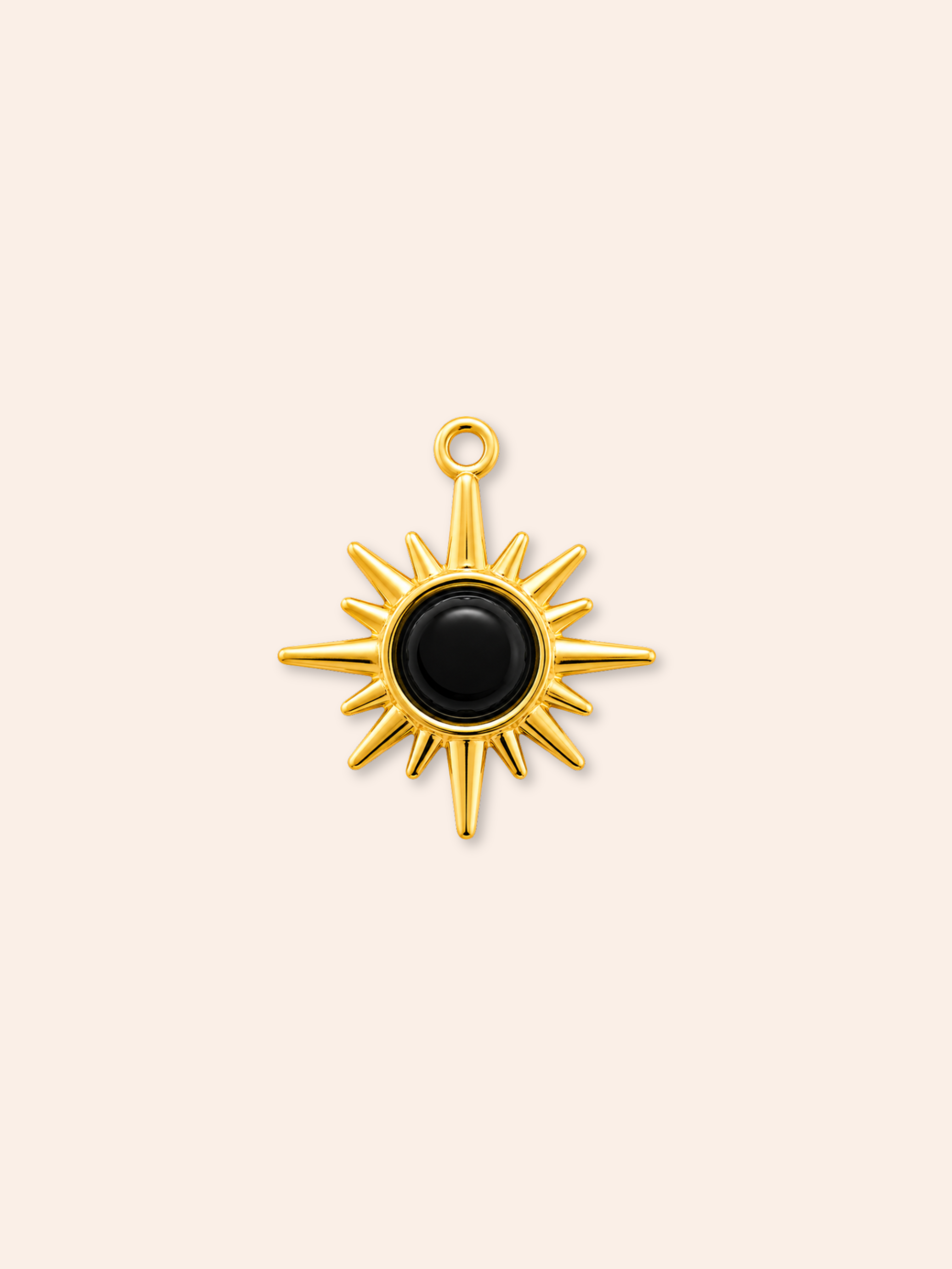 Ciondolo Stella Nero
