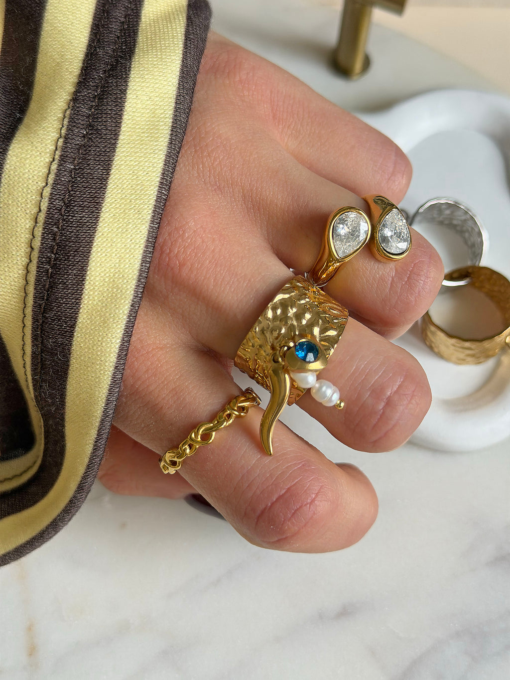 Anello Daisy Personalizzabile