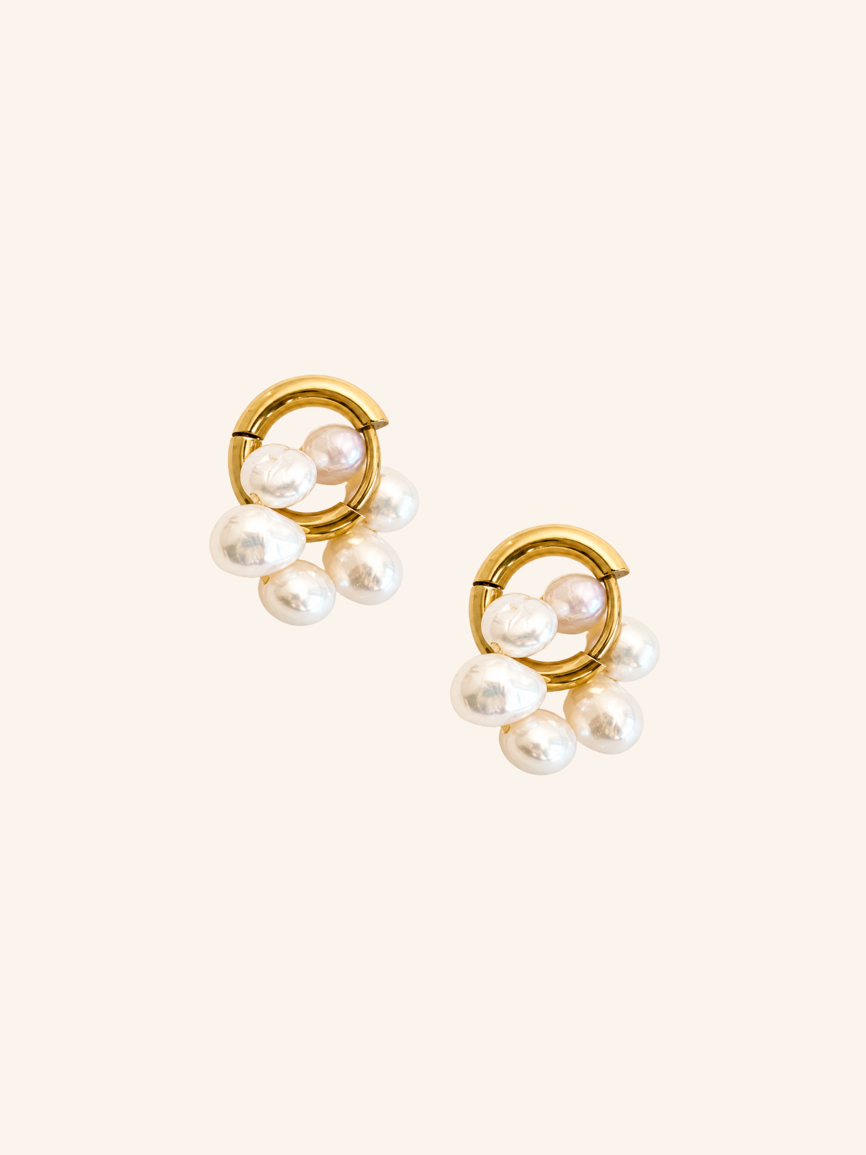 Orecchini Round Pearl