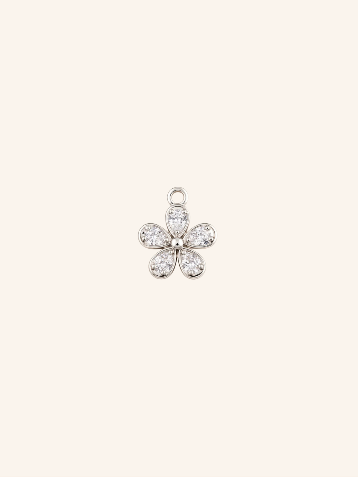 Ciondolo Fiore Strass