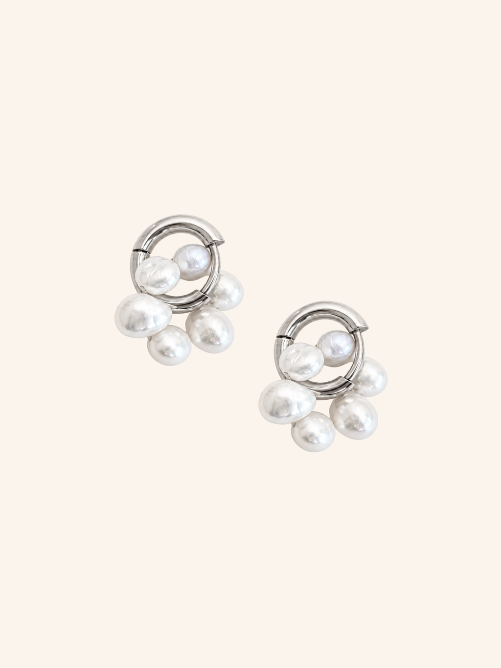 Orecchini Round Pearl