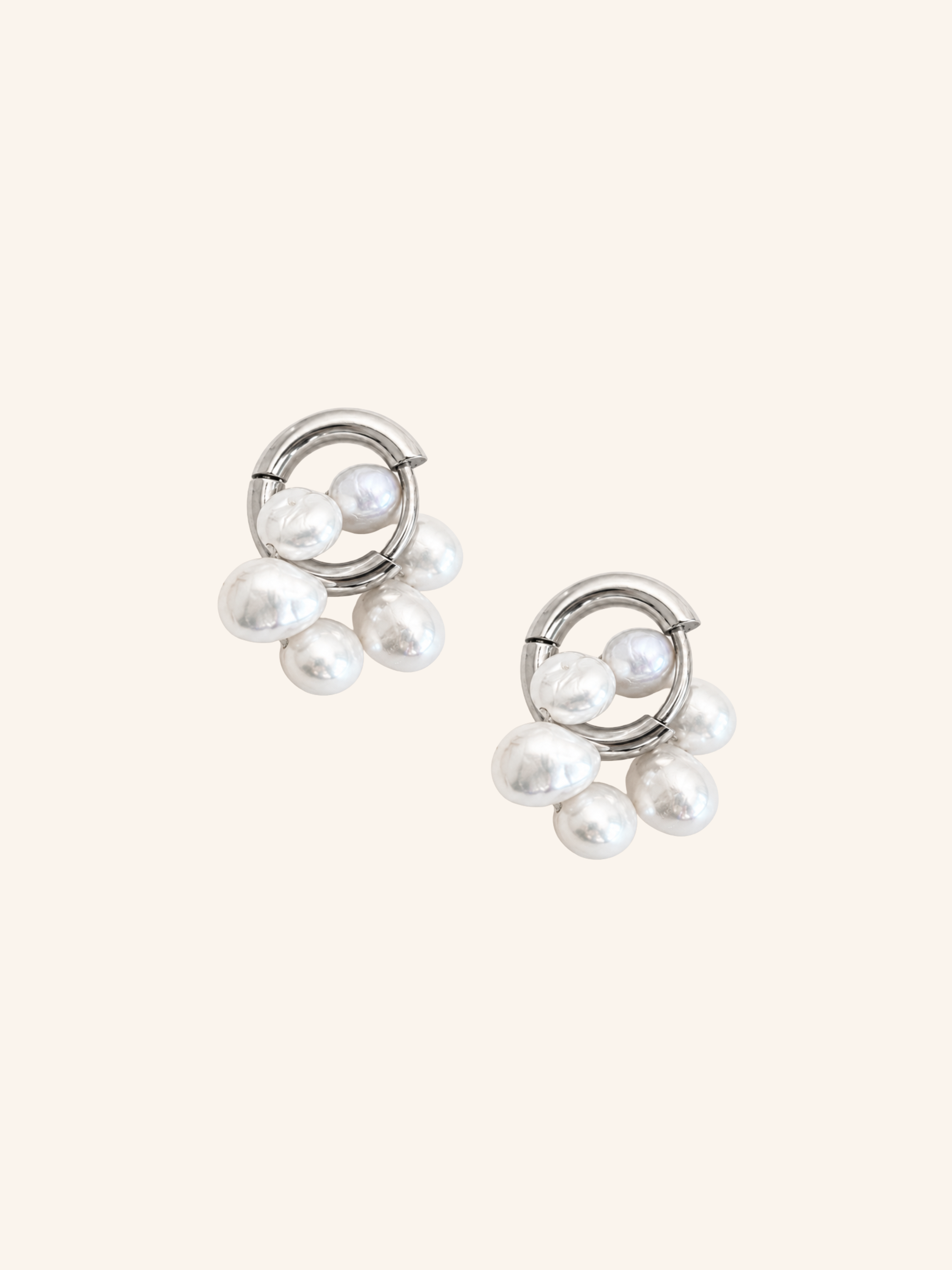 Orecchini Round Pearl
