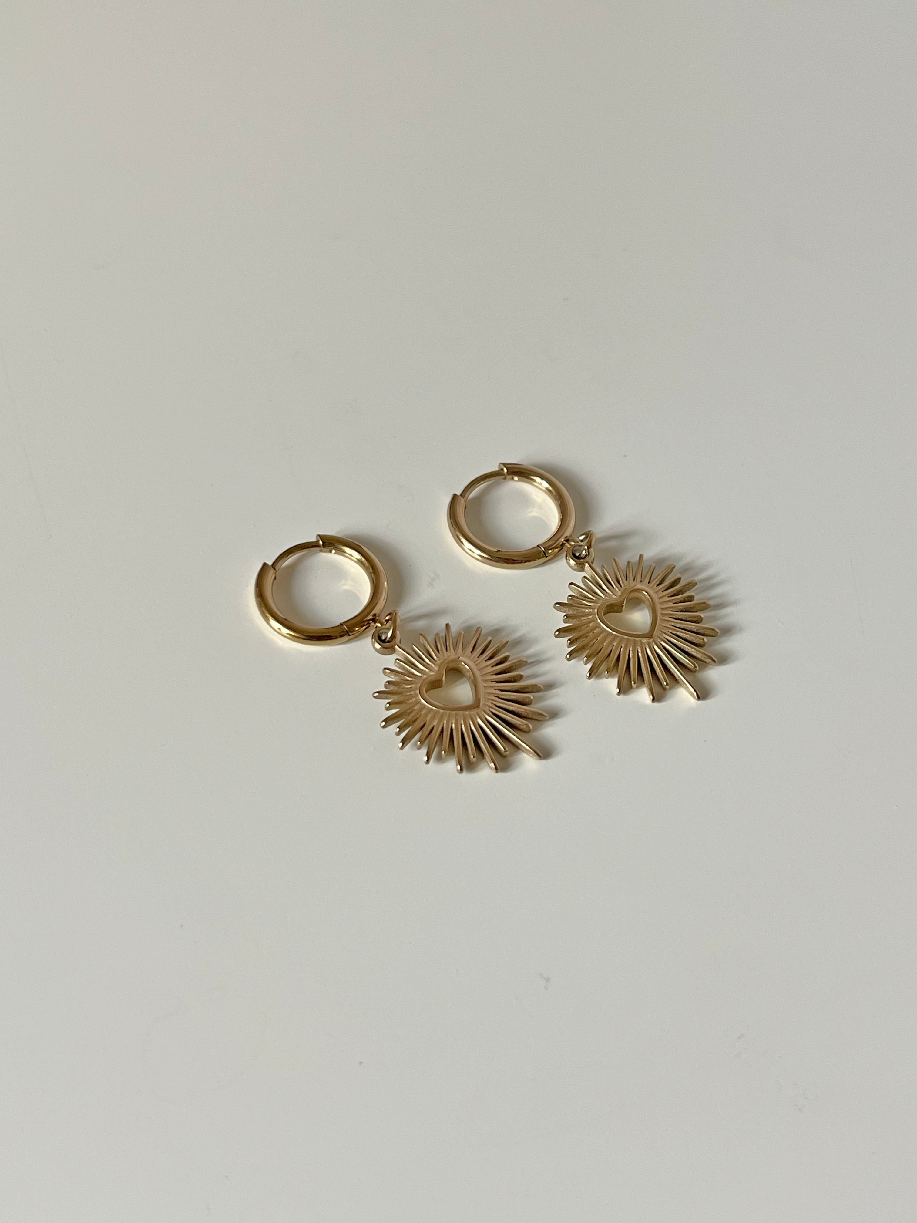 Orecchini Cuore Sacro