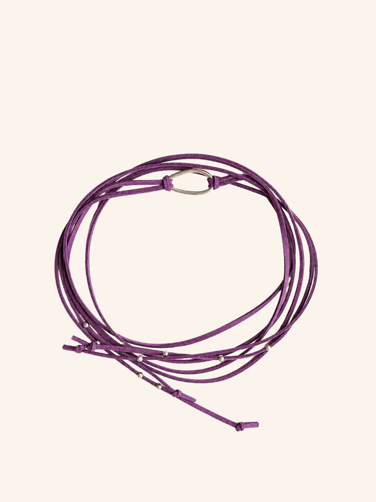 Choker Color Pop – Cordoncino Suede e Piastra Argento