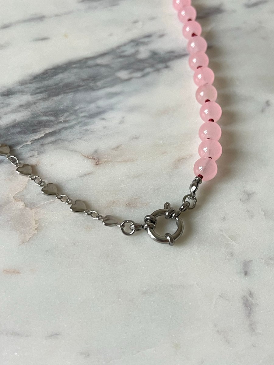 Collana Pink Round - Maison Aqua
