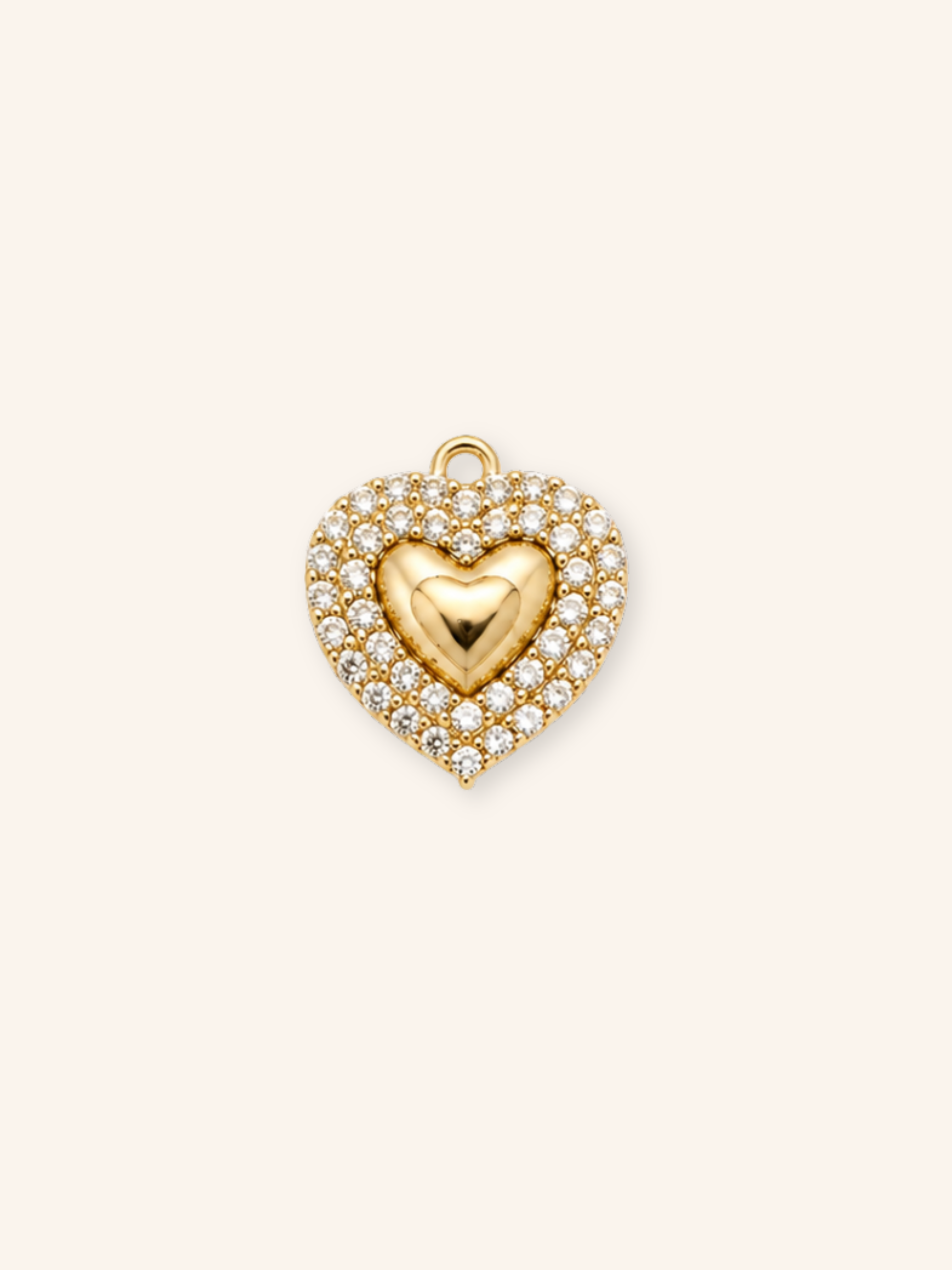 Ciondolo Cuore Brillante