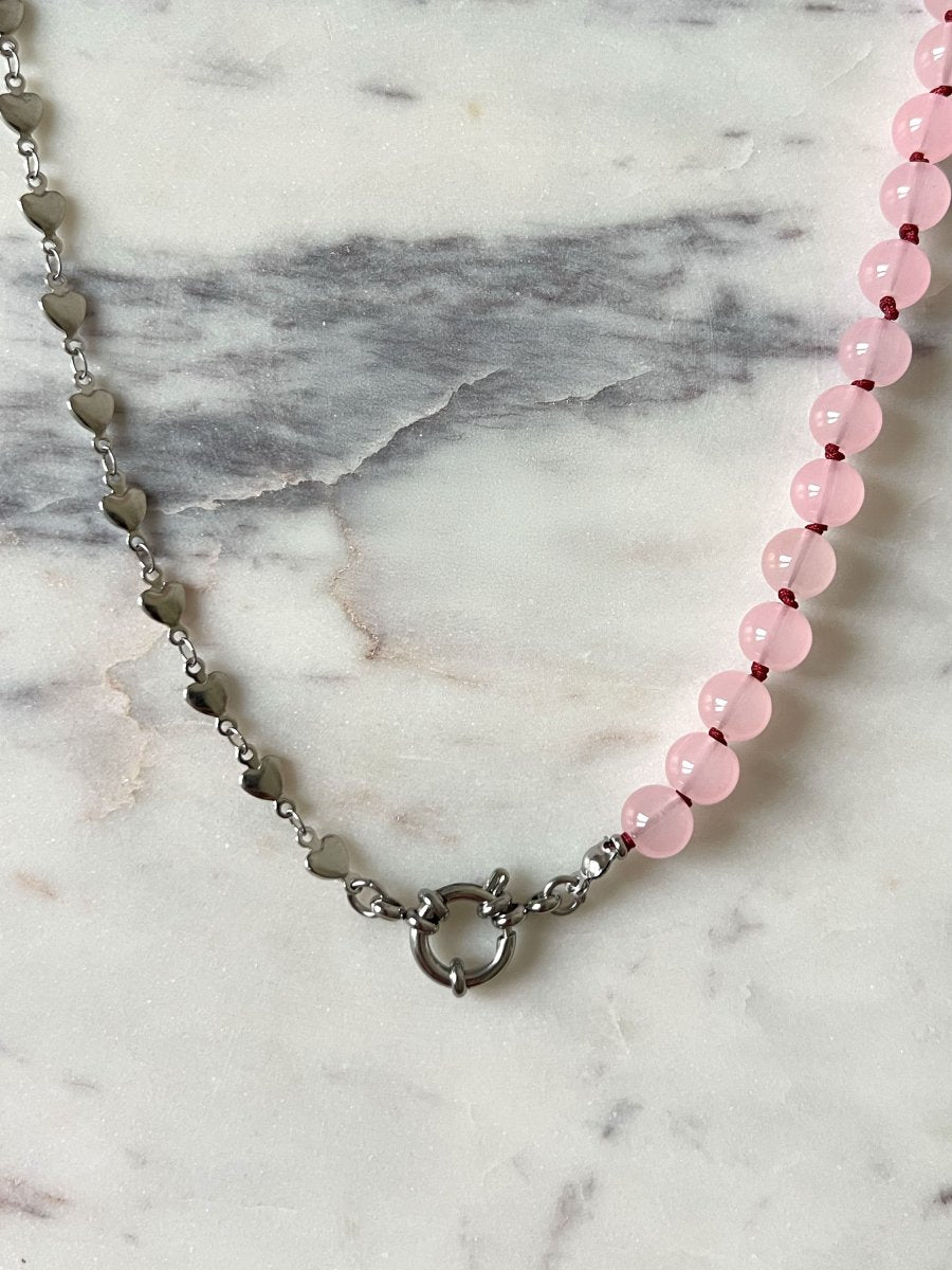 Collana Pink Round - Maison Aqua
