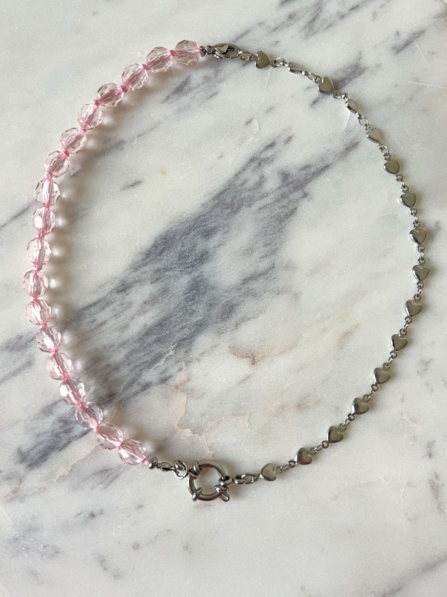 Collana Pink Round - Maison Aqua