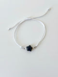 Bracciale Portafortuna Argento – Cordino & Charm in Ceramica