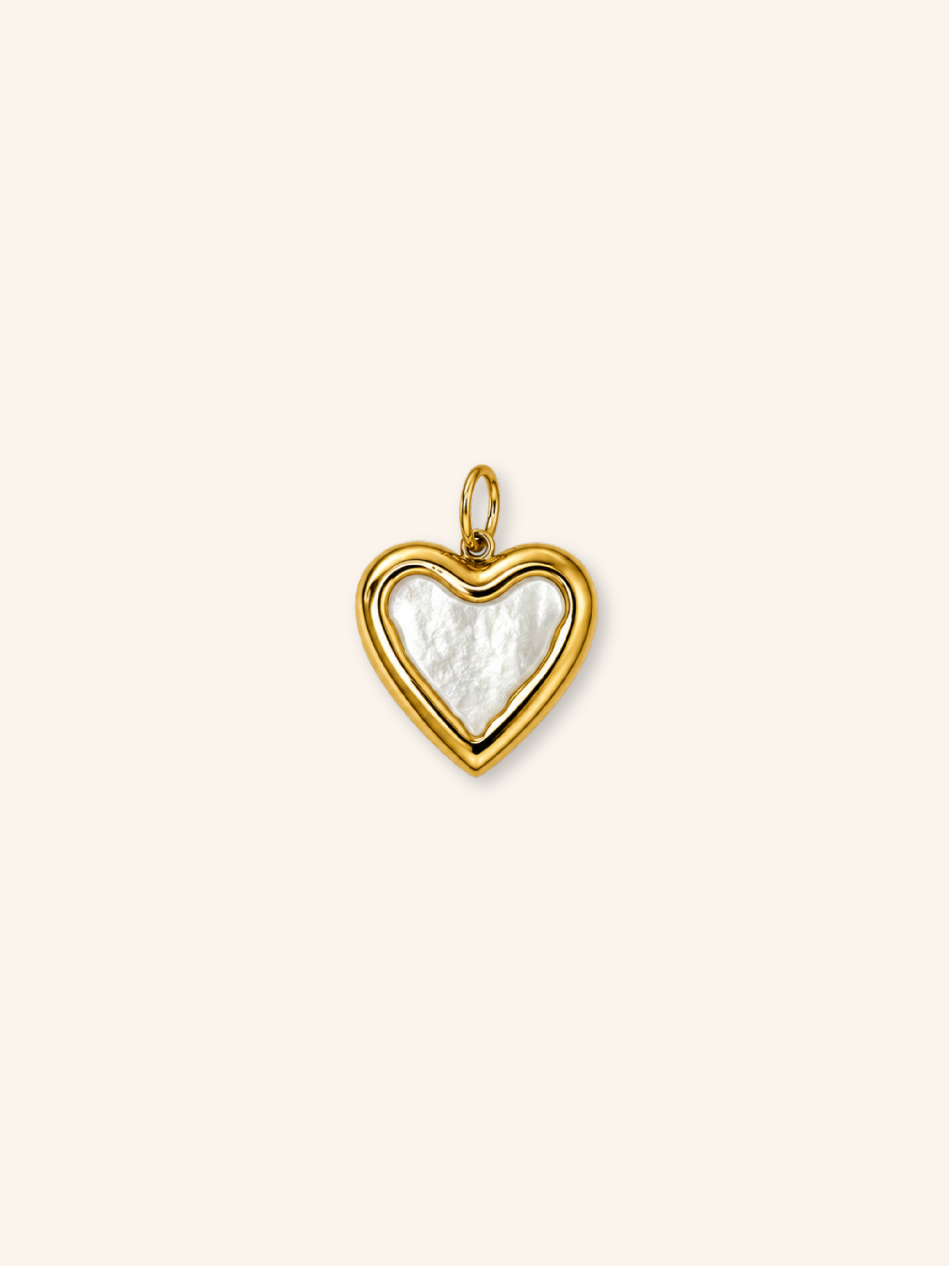 Ciondolo Cuore Perlato