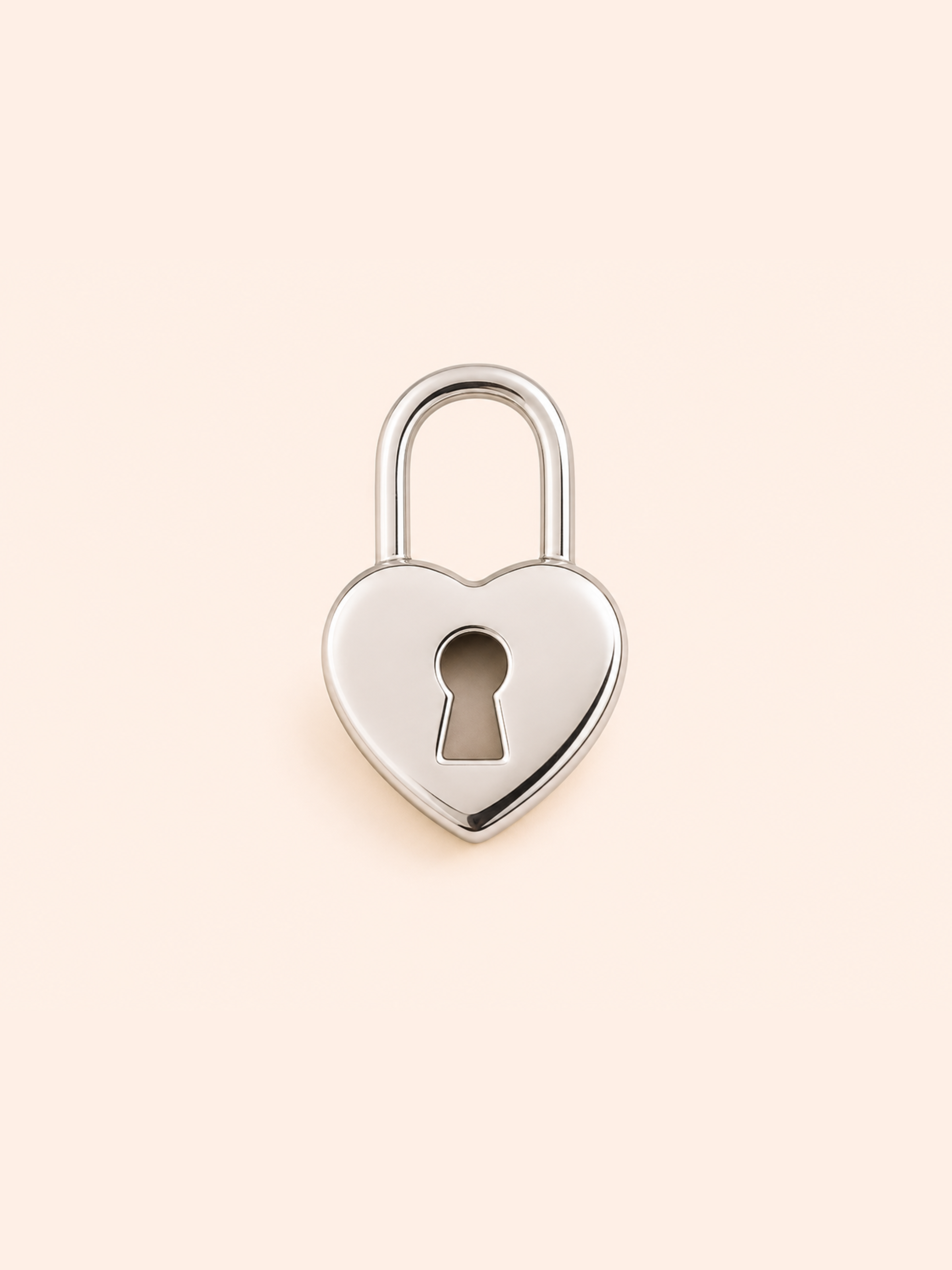 Lucchetto Cuore Argento