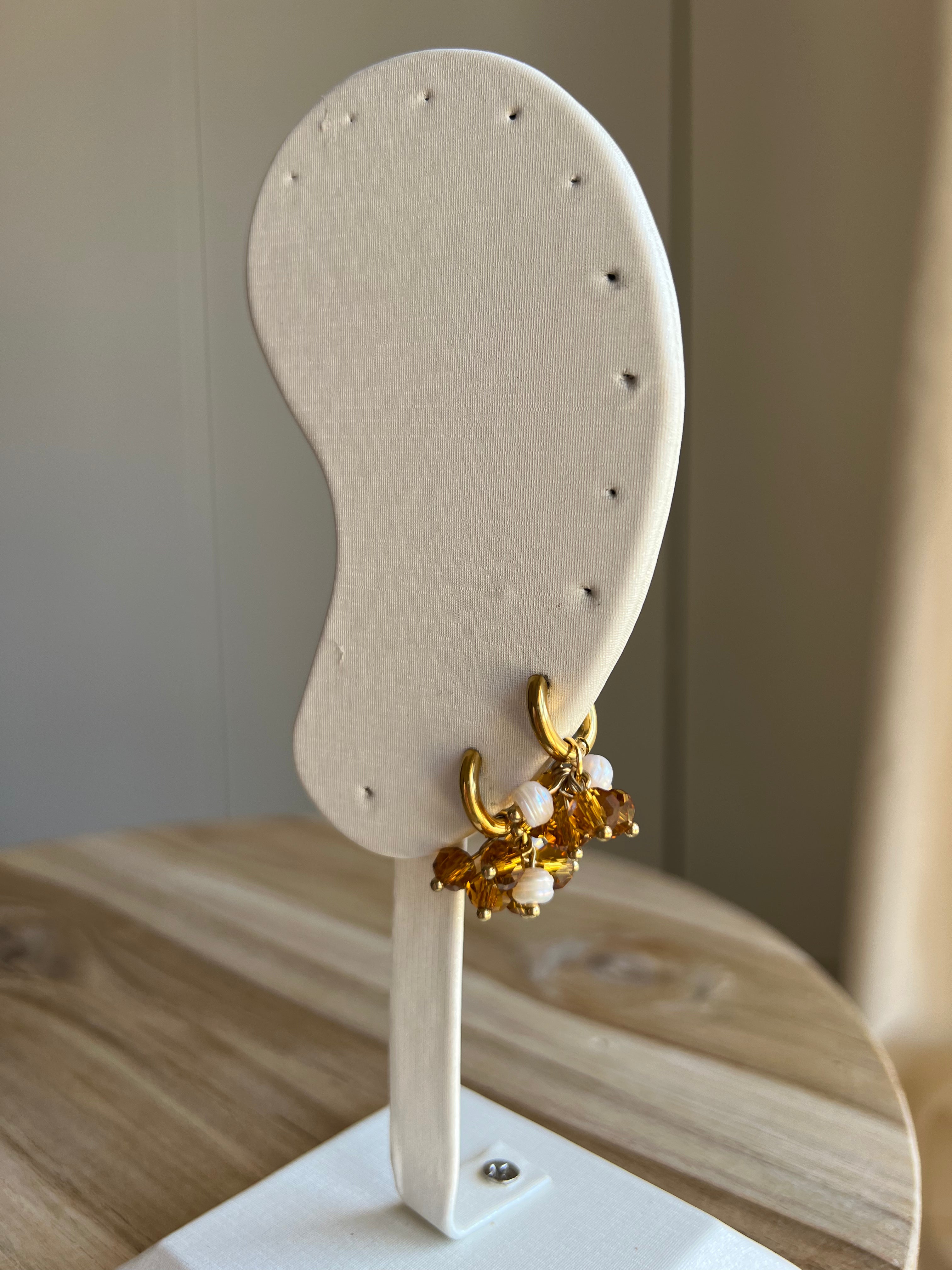 Orecchini Caramella Perle