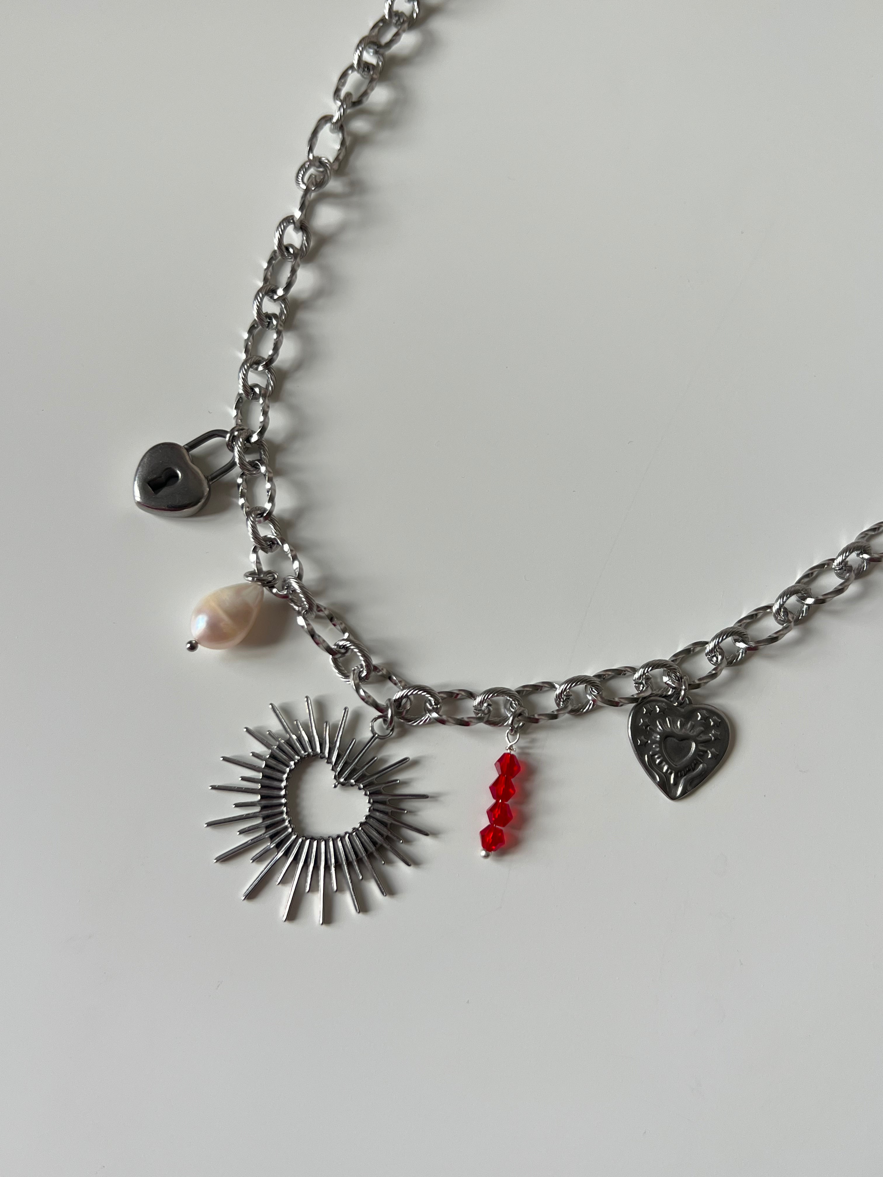 Collana Mon Amour Argento