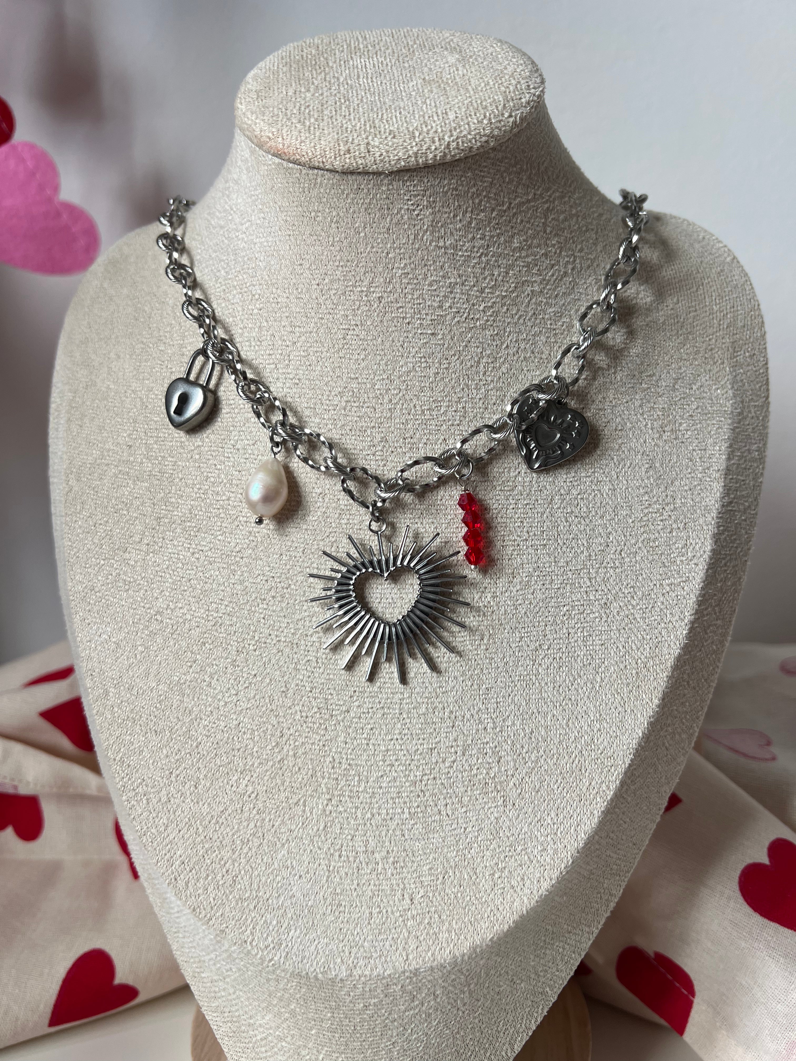 Collana Mon Amour Argento