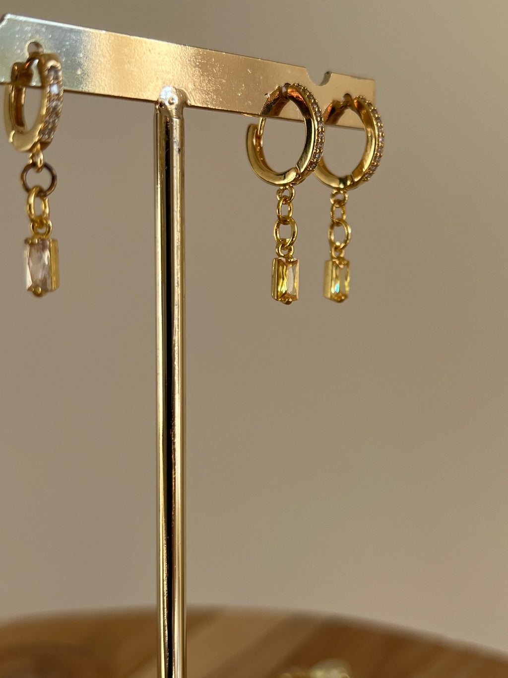 Orecchini Baguette