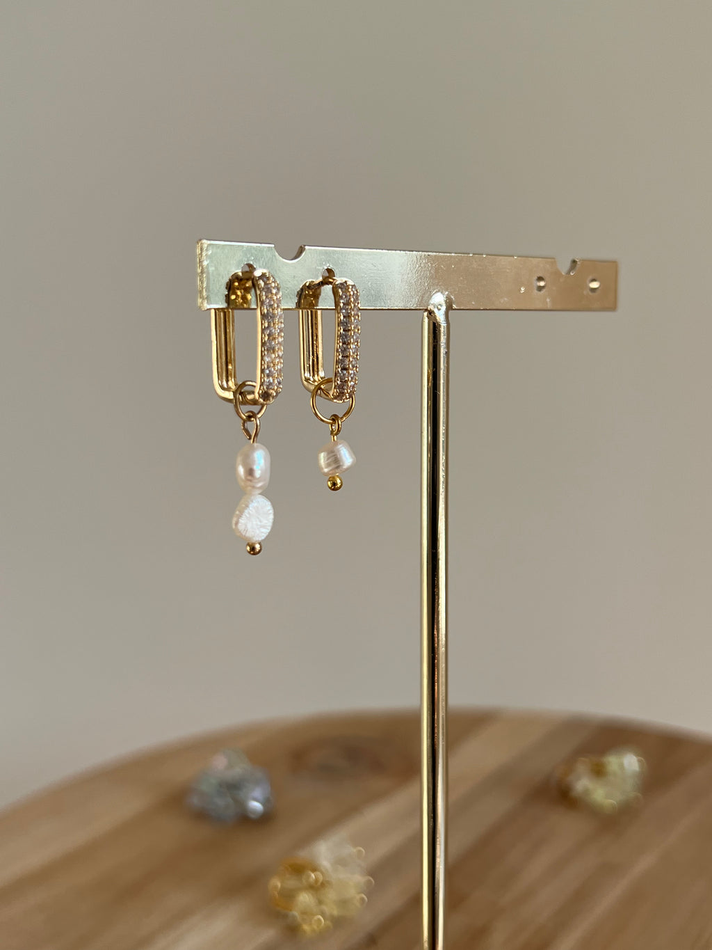 Orecchini Pendenti Perle