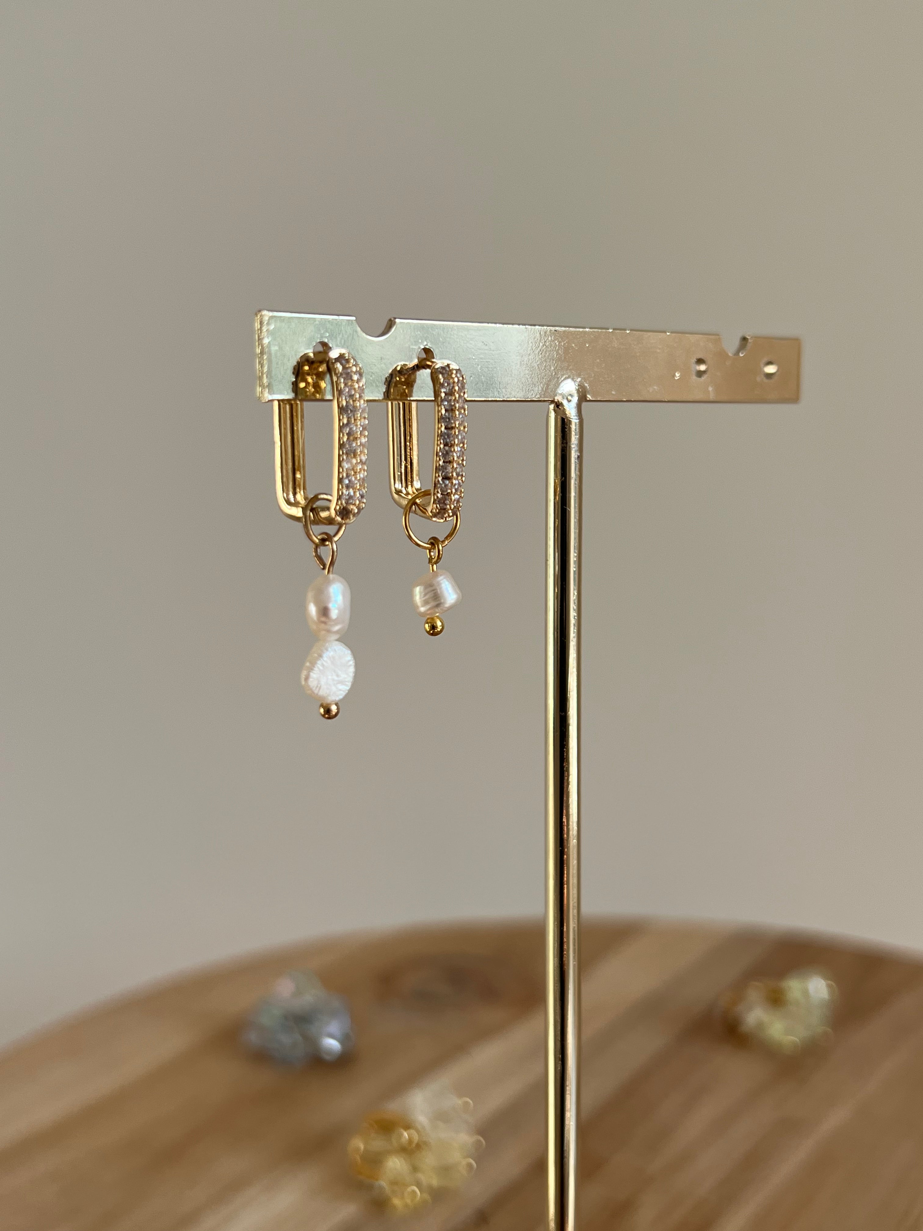 Orecchini Pendenti Perle