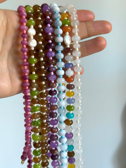 Collana Beads - Fucsia