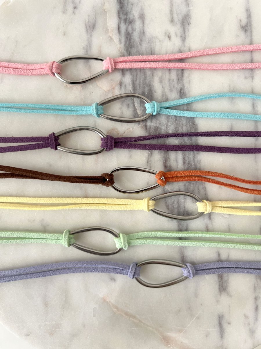 Choker Color Pop Argento - Maison Aqua