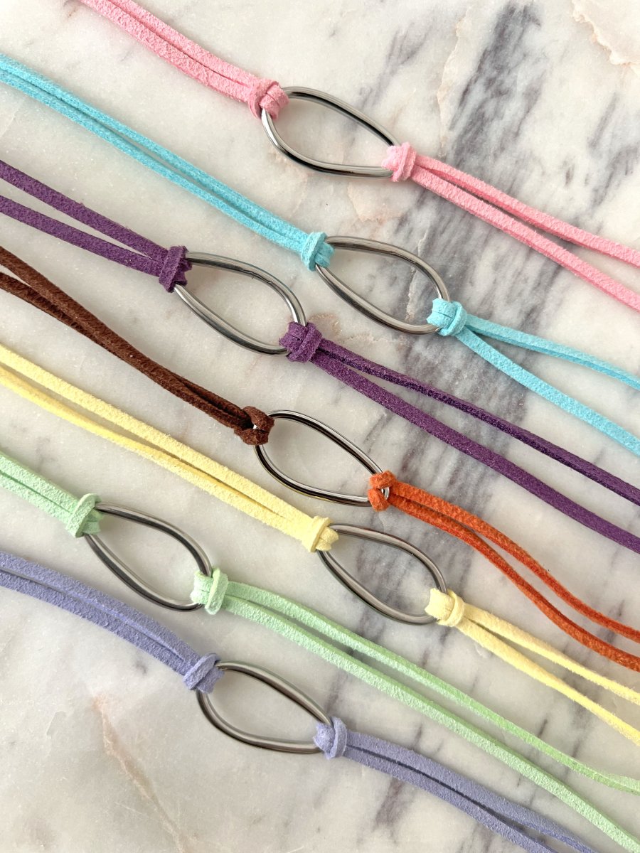 Choker Color Pop Argento - Maison Aqua