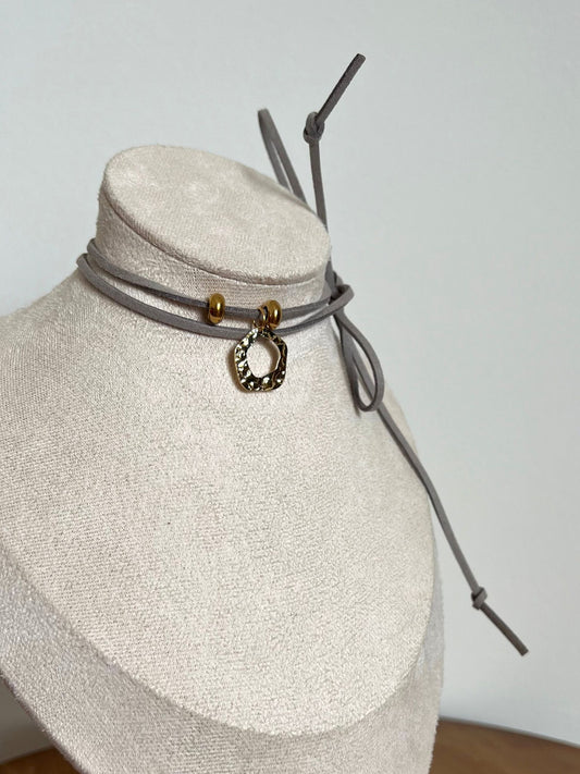 Choker Grigio Medal