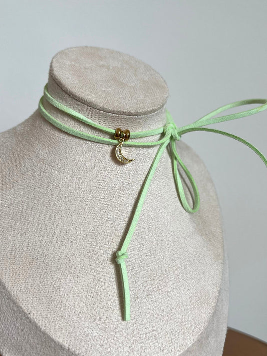 Choker Menta Gold Moon