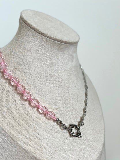 Collana Pink Silver Personalizzabile