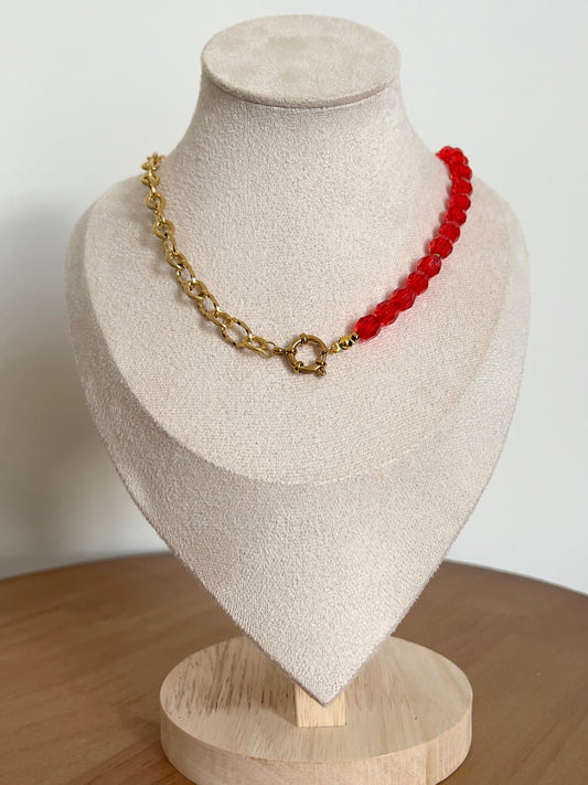Collana Red Gold Personalizzabile