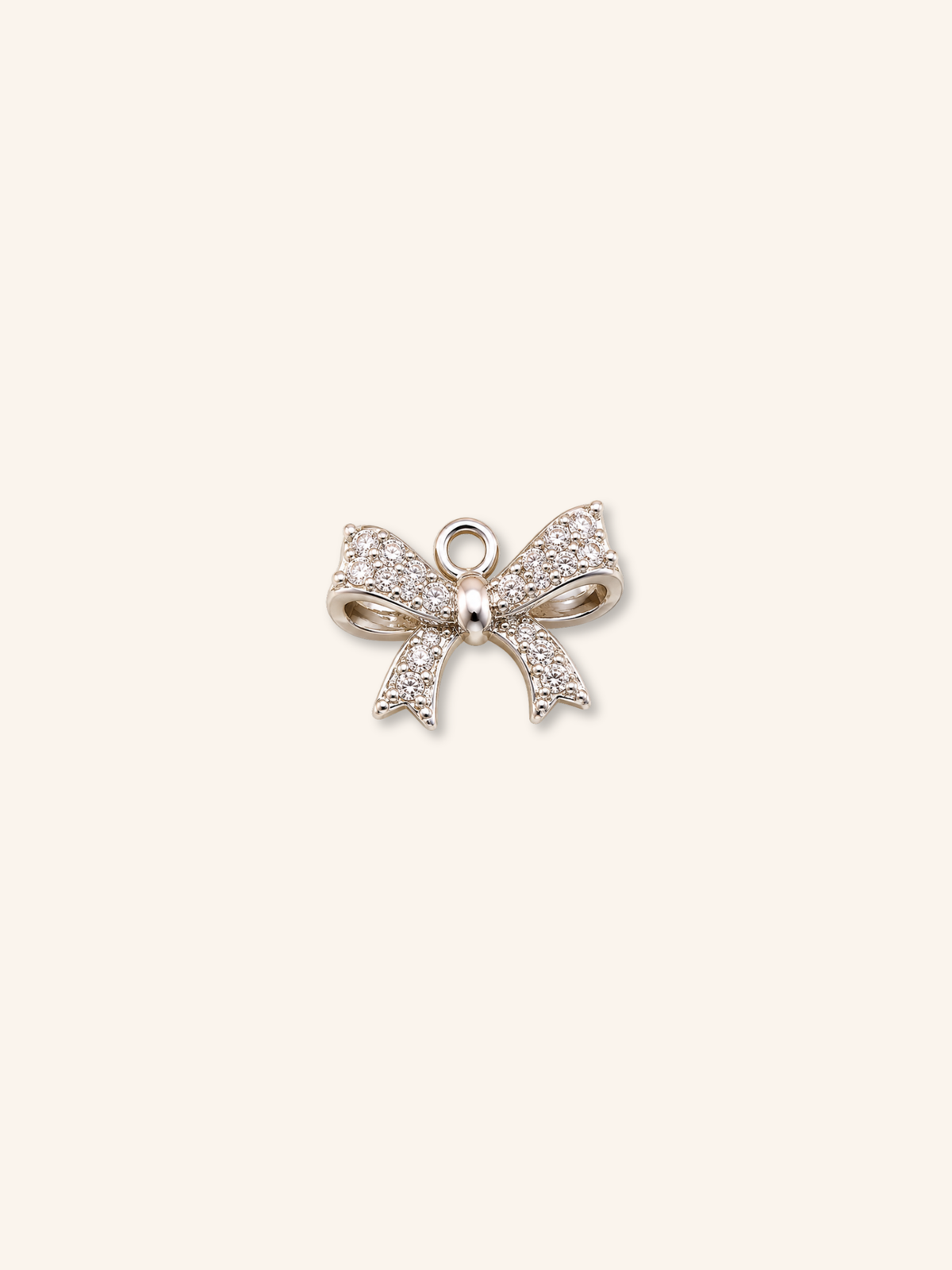 Ciondolo Fiocco Strass
