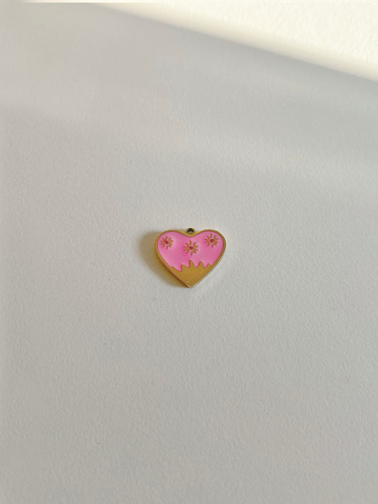 Ciondolo Cuore Rosa