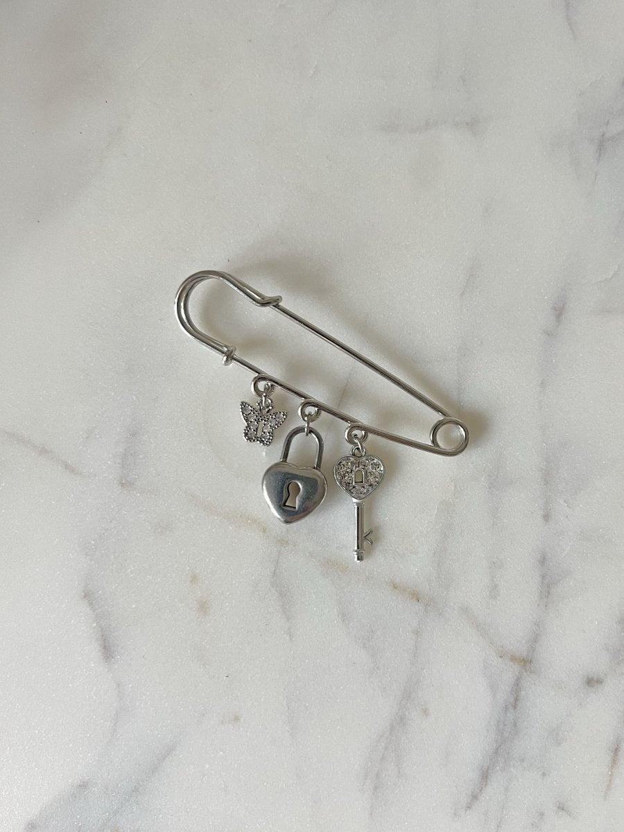 Spilla Charm Argento - Maison Aqua