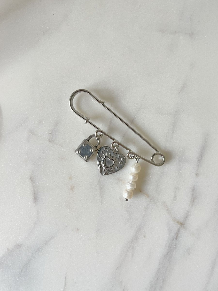 Spilla Charm Argento - Maison Aqua