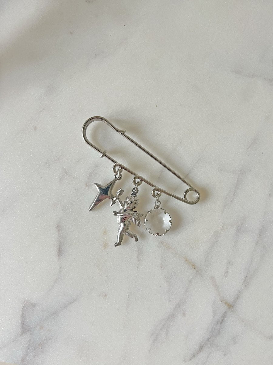 Spilla Charm Argento - Maison Aqua