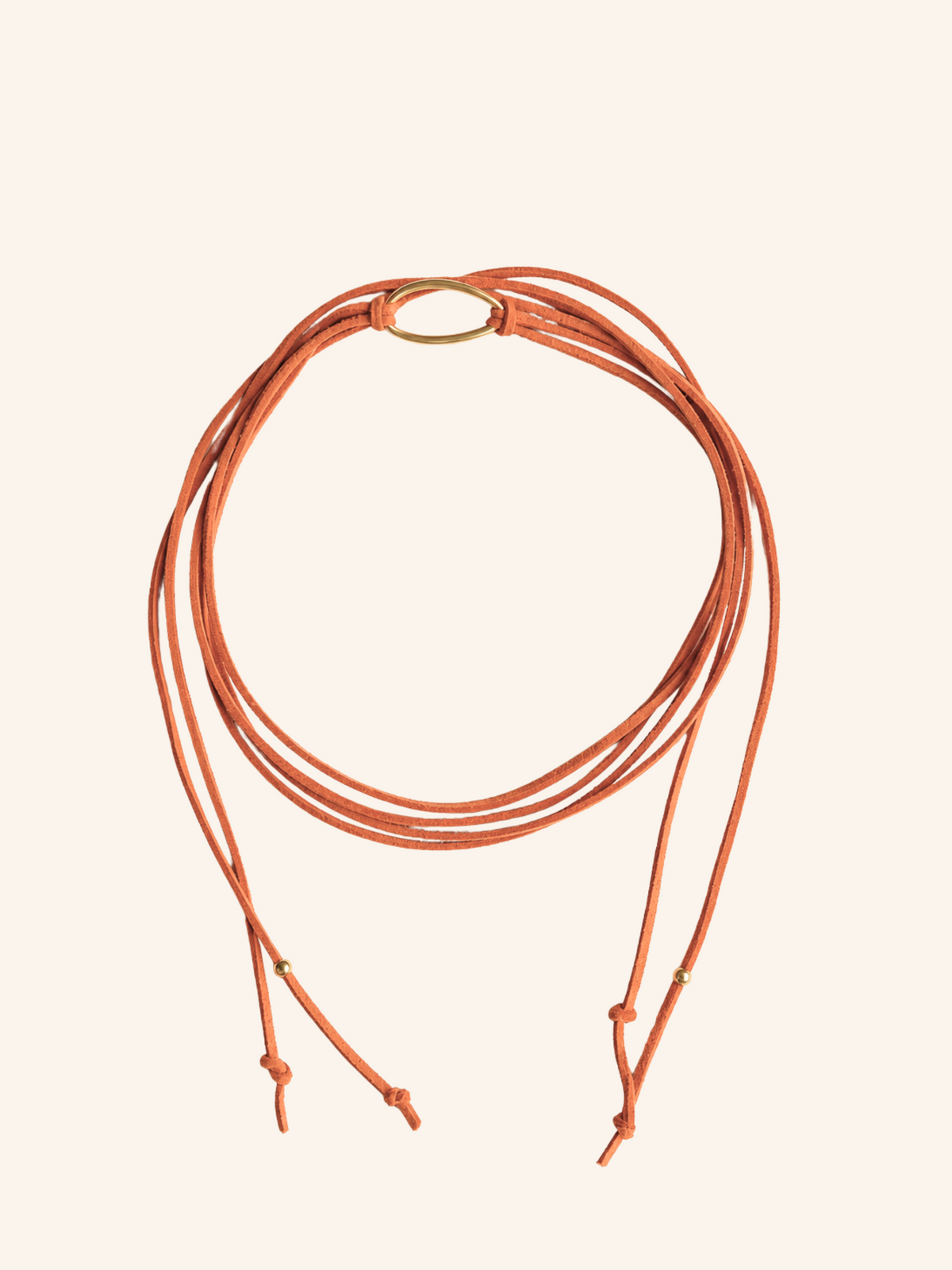 Choker Color Pop Oro – Cordoncino Suede e Piastra Oro