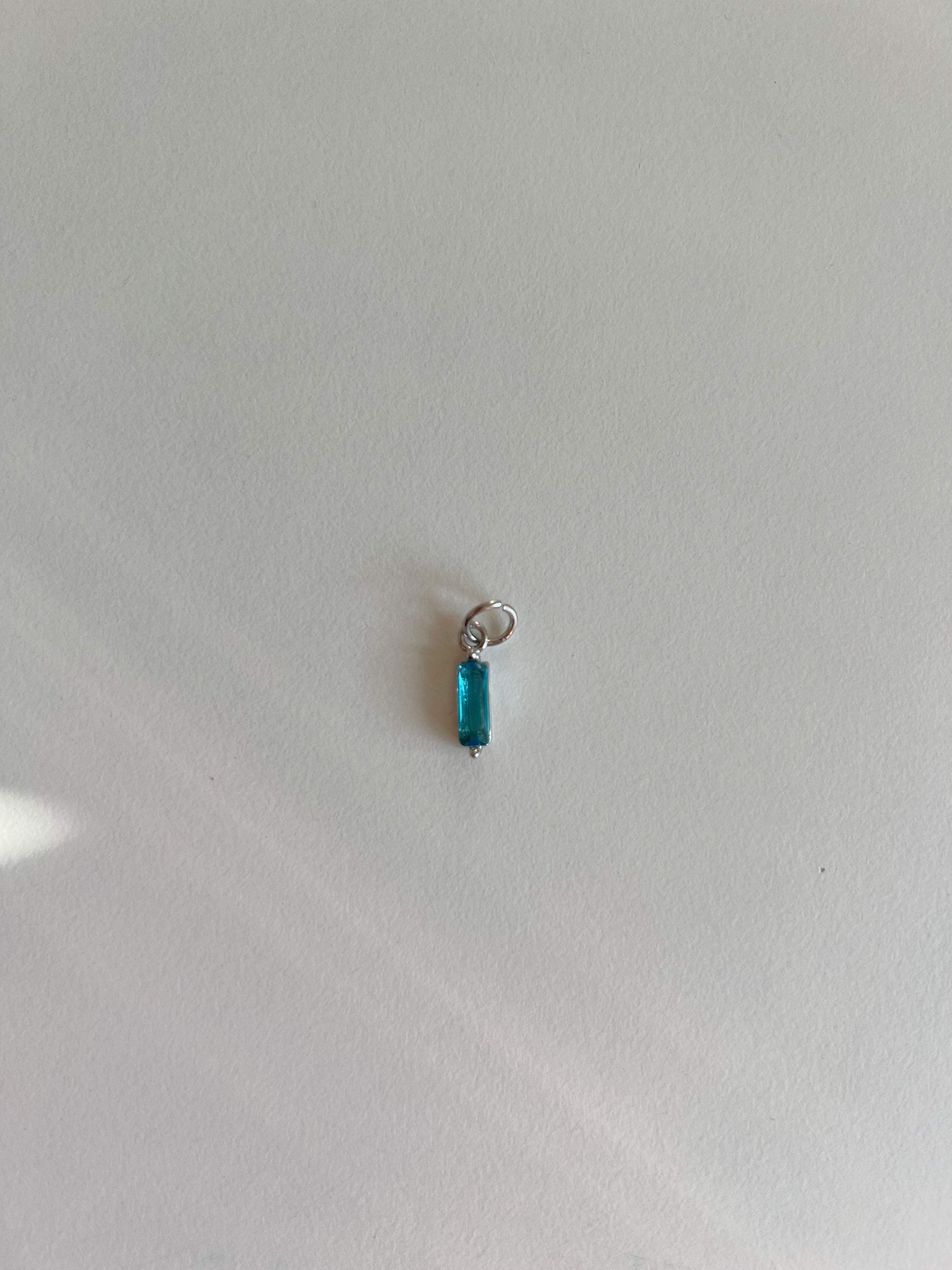 Ciondolo Baguette Argento