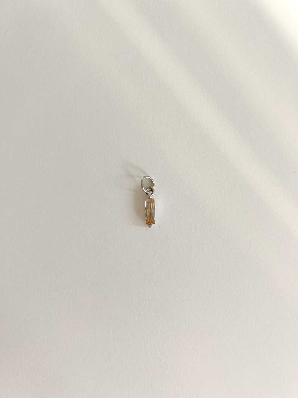 Ciondolo Baguette Argento