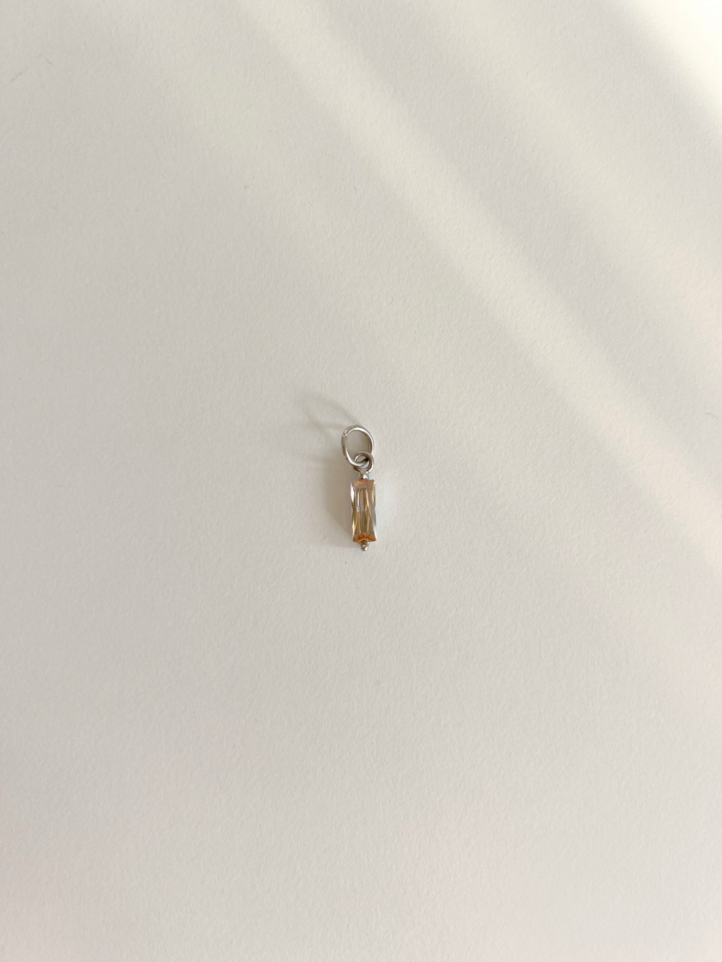 Ciondolo Baguette Argento